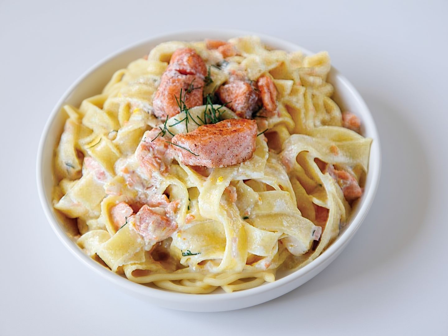 Tagliolini Con Salmone All'arancia