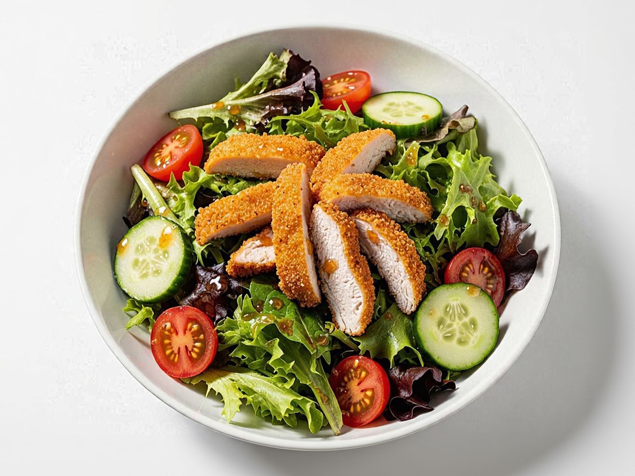 Crispy Chicken Salad
