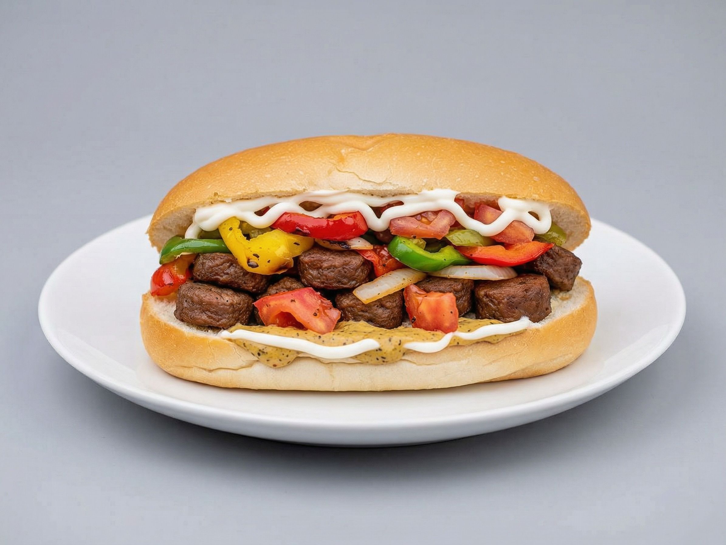 Oriental Sausage Sandwich