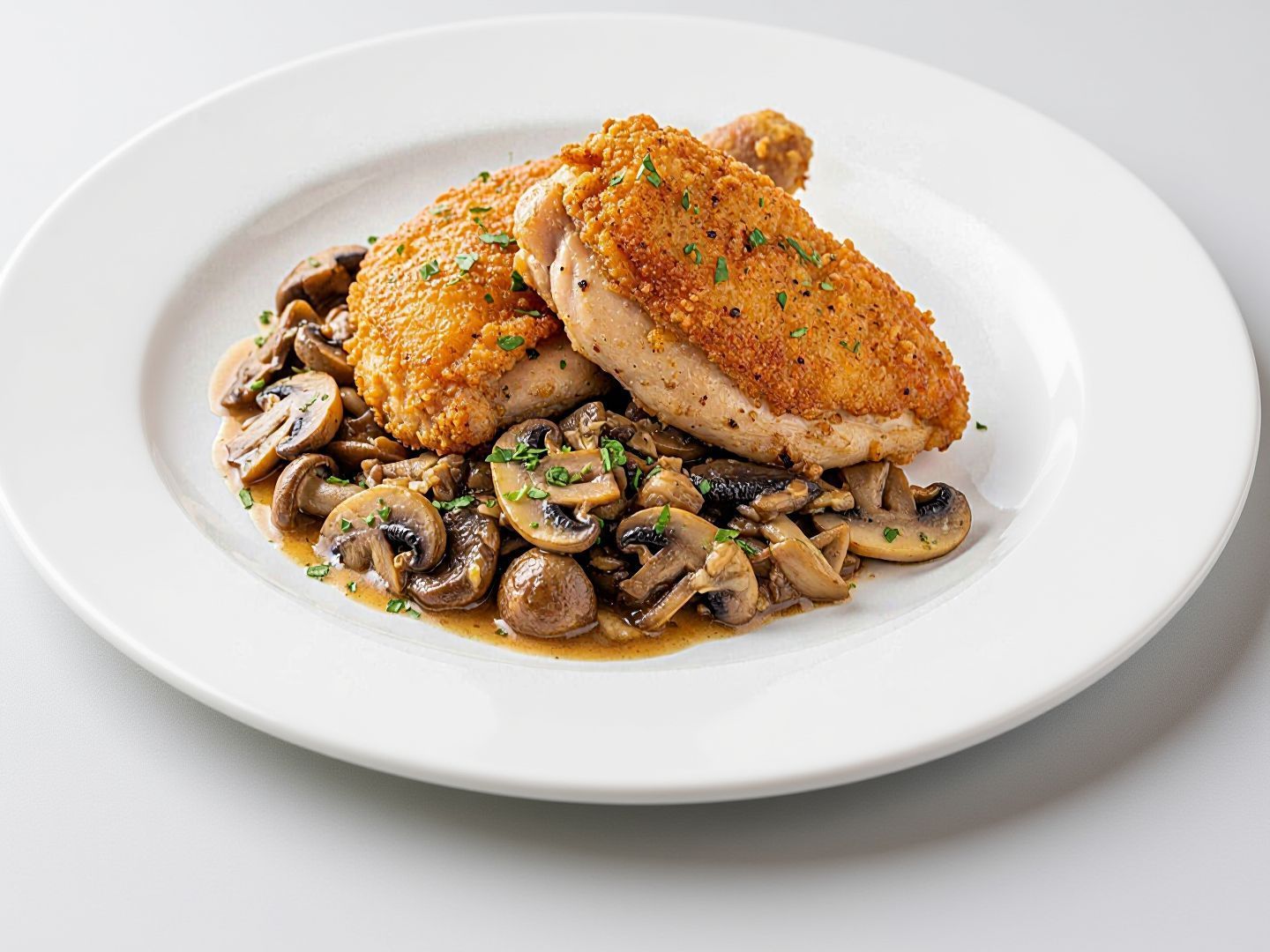 Crispy Chicken Mushrrom Platter