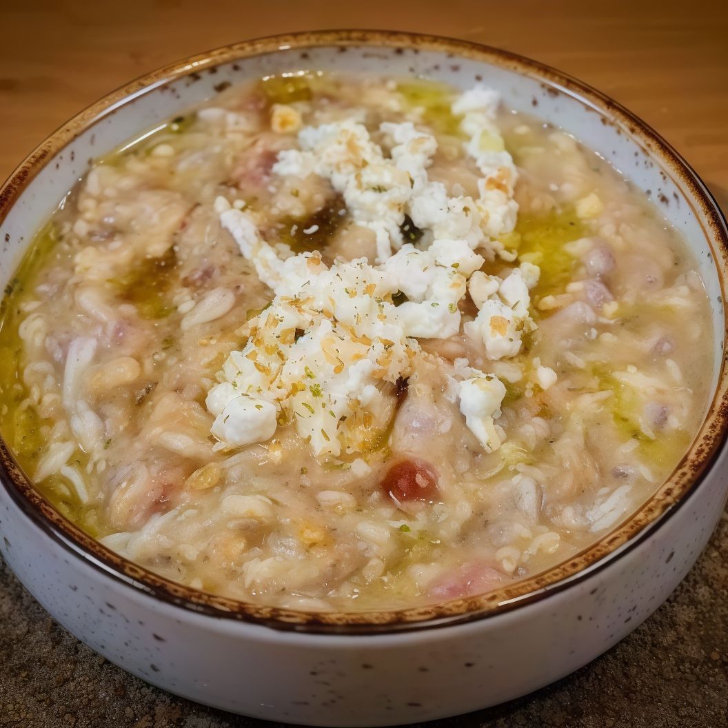 Bean With Feta Cheese and Zaatar