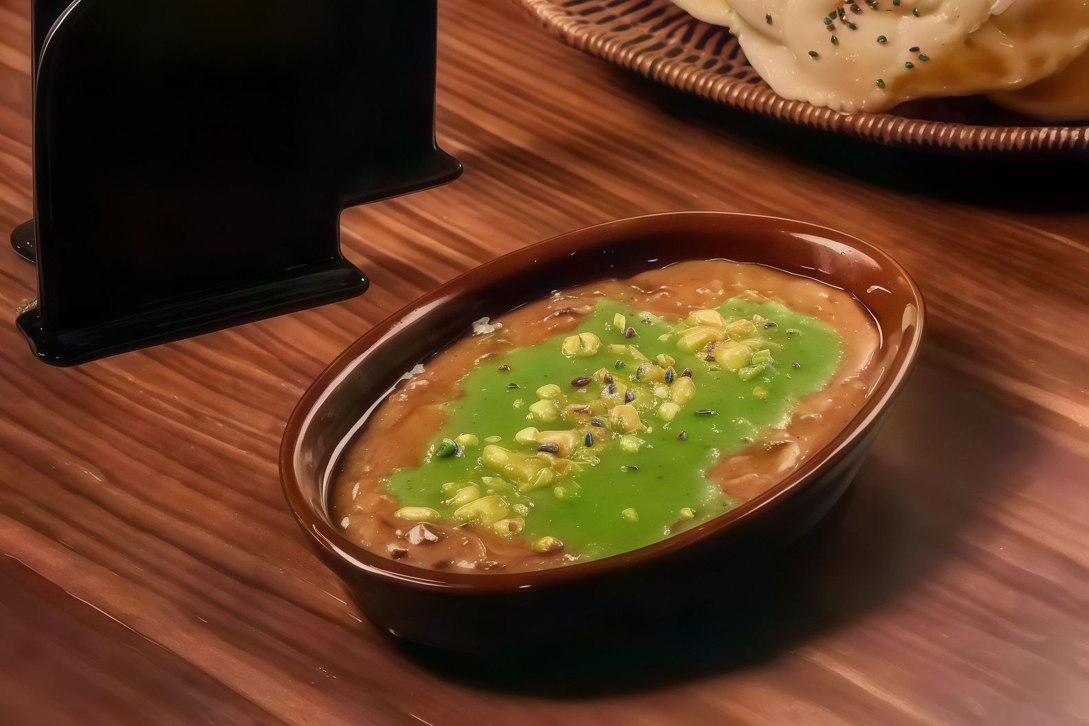Bean with Pistachio Sauce