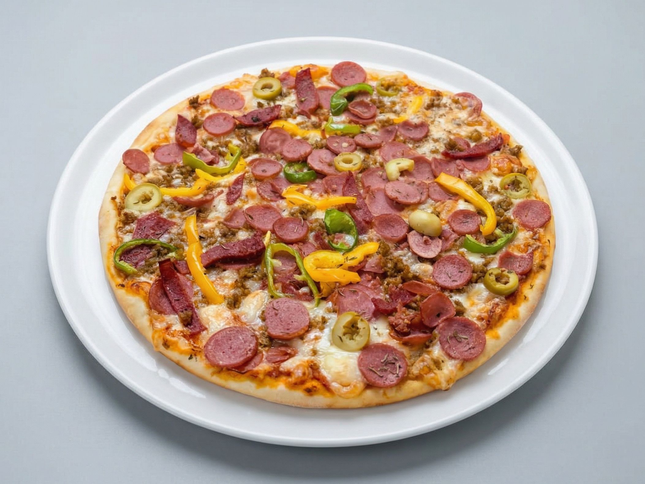 Hot Dog pizza