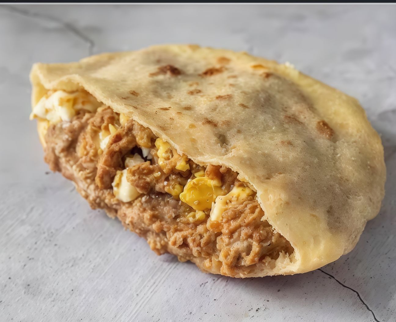 Foul With Eggs Sandwich