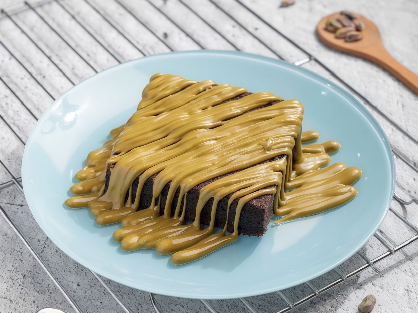 Pistachio Brownies