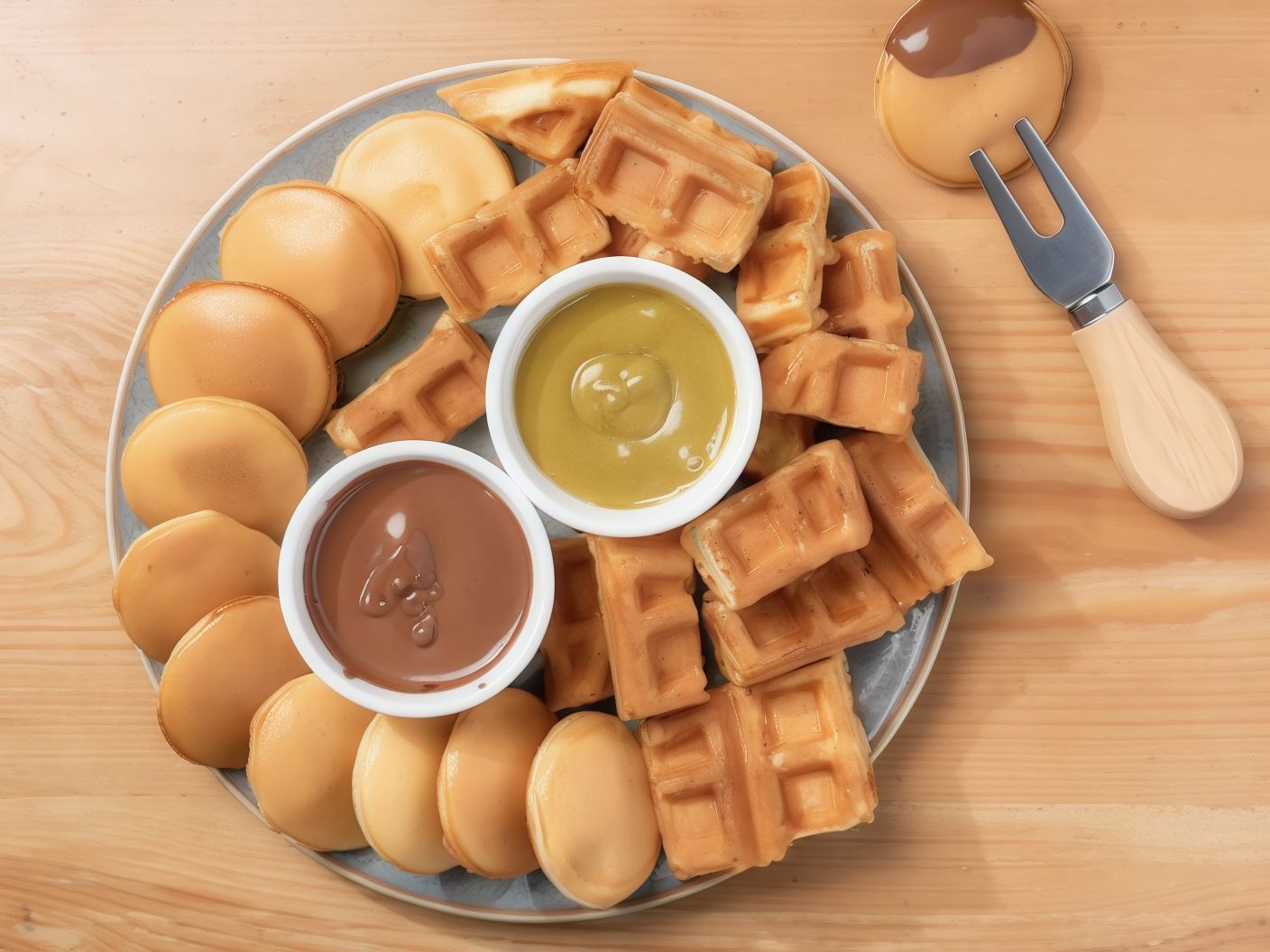 Mini Pancake And Waffle Bites