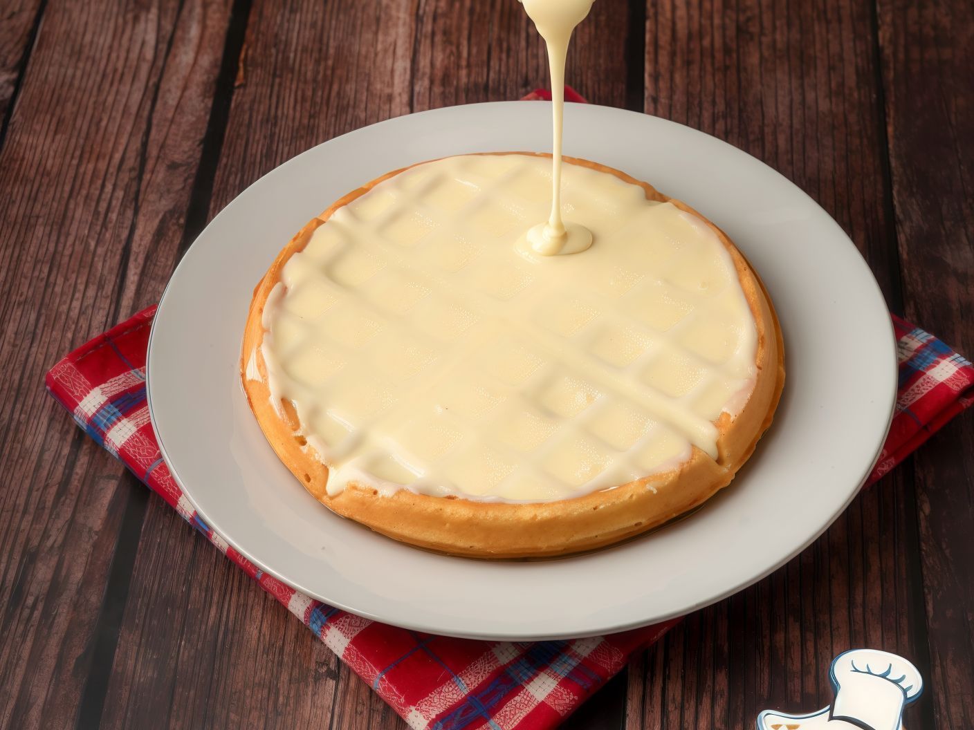 White Chocolate Waffle