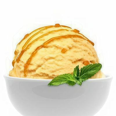 Caramel ice cream