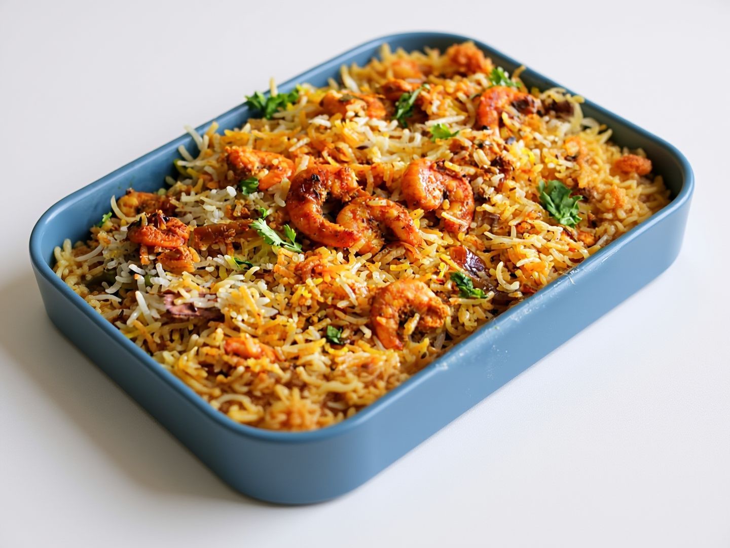 Hyderabad Prawn Biryani