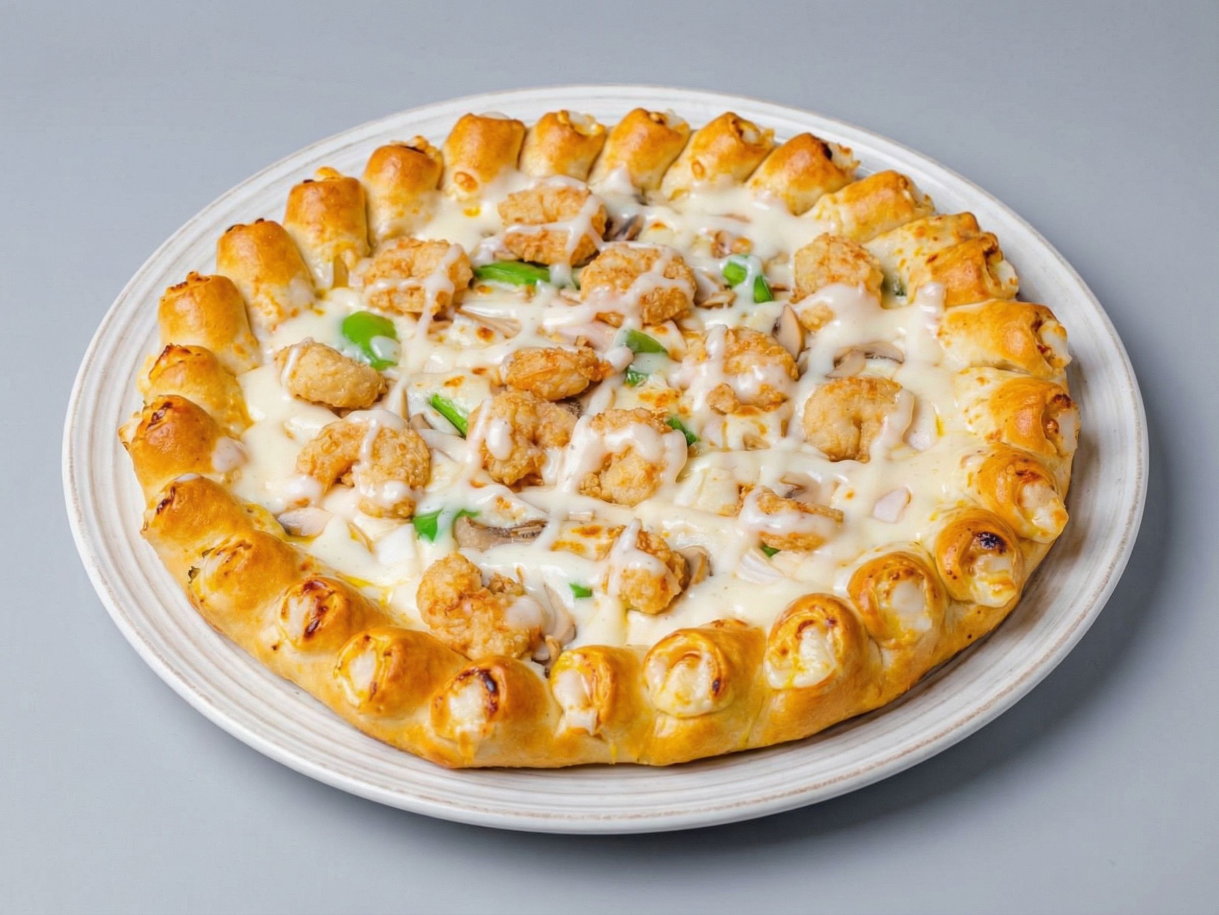 Asia Kingdom Seafood Ranch Pizza