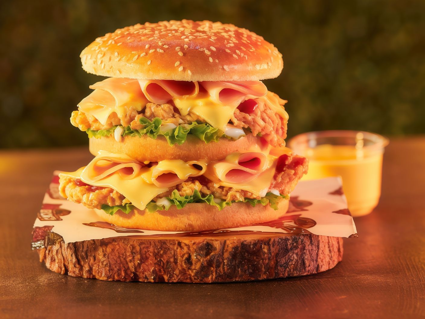 Fire King Sandwich