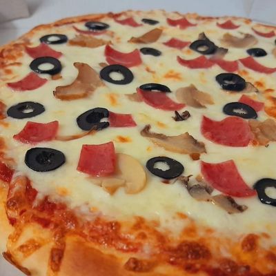 بيتزا الخضروات النباتية