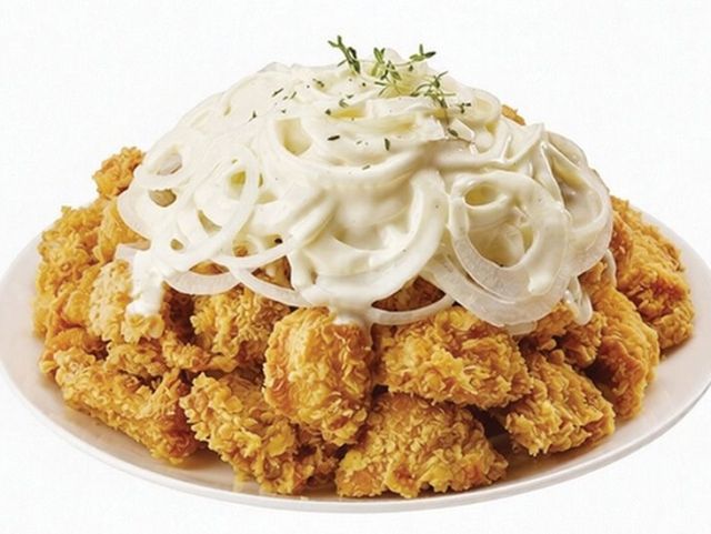 Fried Creamy Onion Chicken