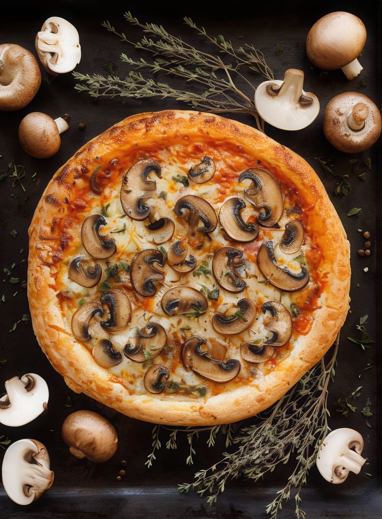 Mushroom Pizza