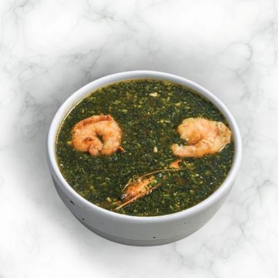 Molokhia With Shrimp