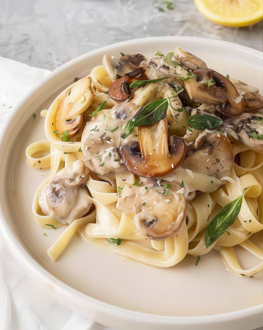 Pasta Chicken Mushroom Truffle