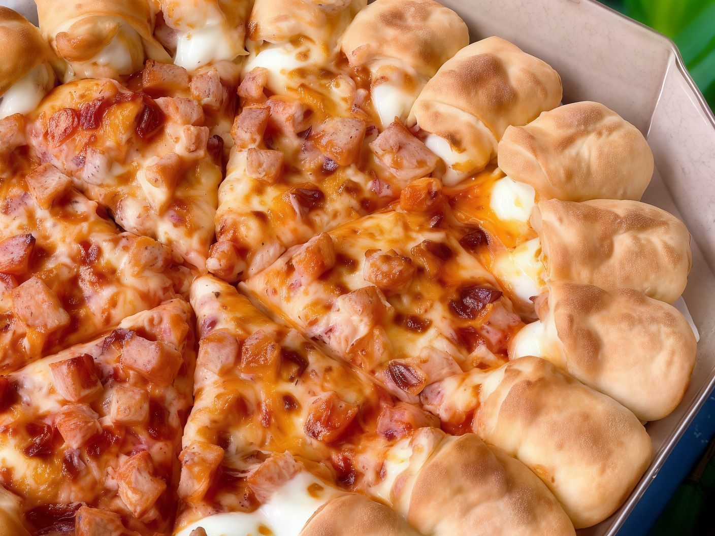Cheesy Bites Ranch Chicken Pizza