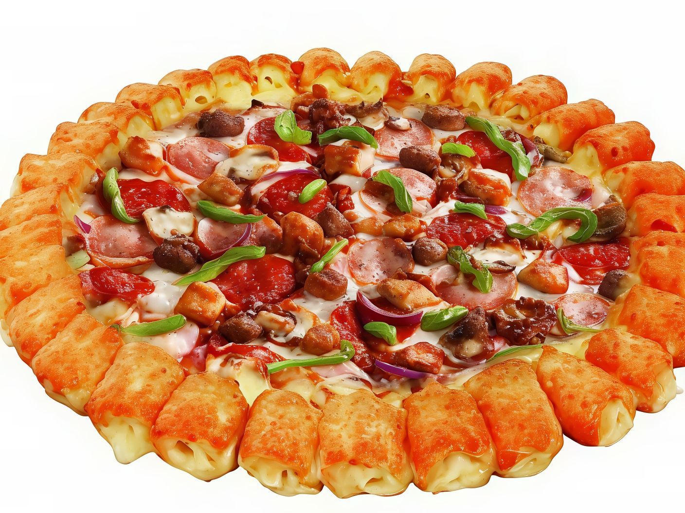 Cheesy Bites Super Supreme Pizza