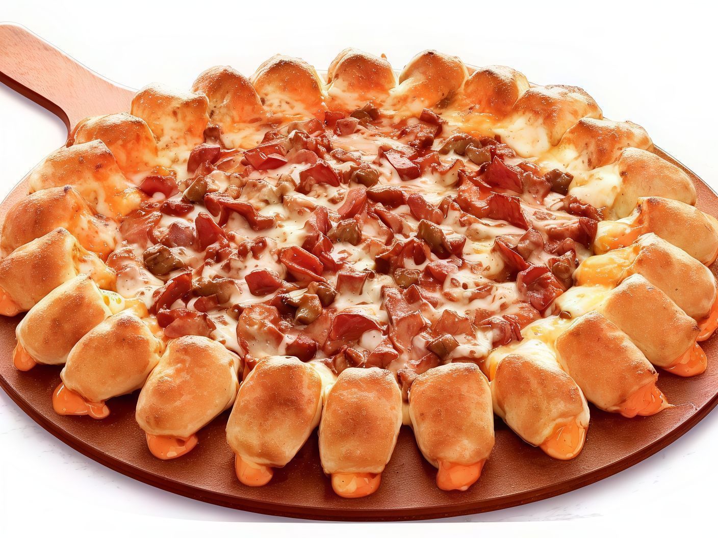 Cheesy Bites BBQ Steak Pizza