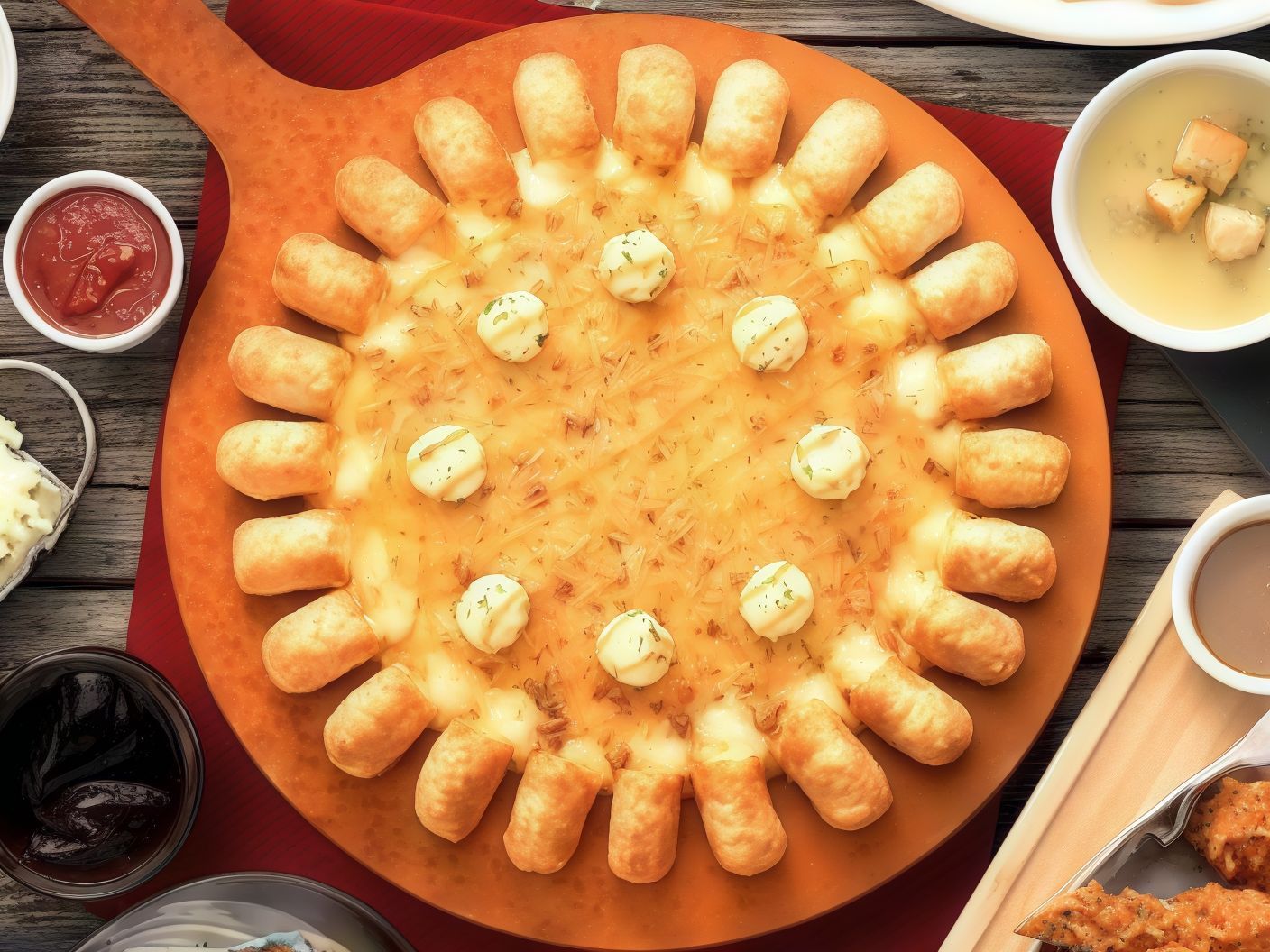 Cheesy Bites Four Cheese Pizza