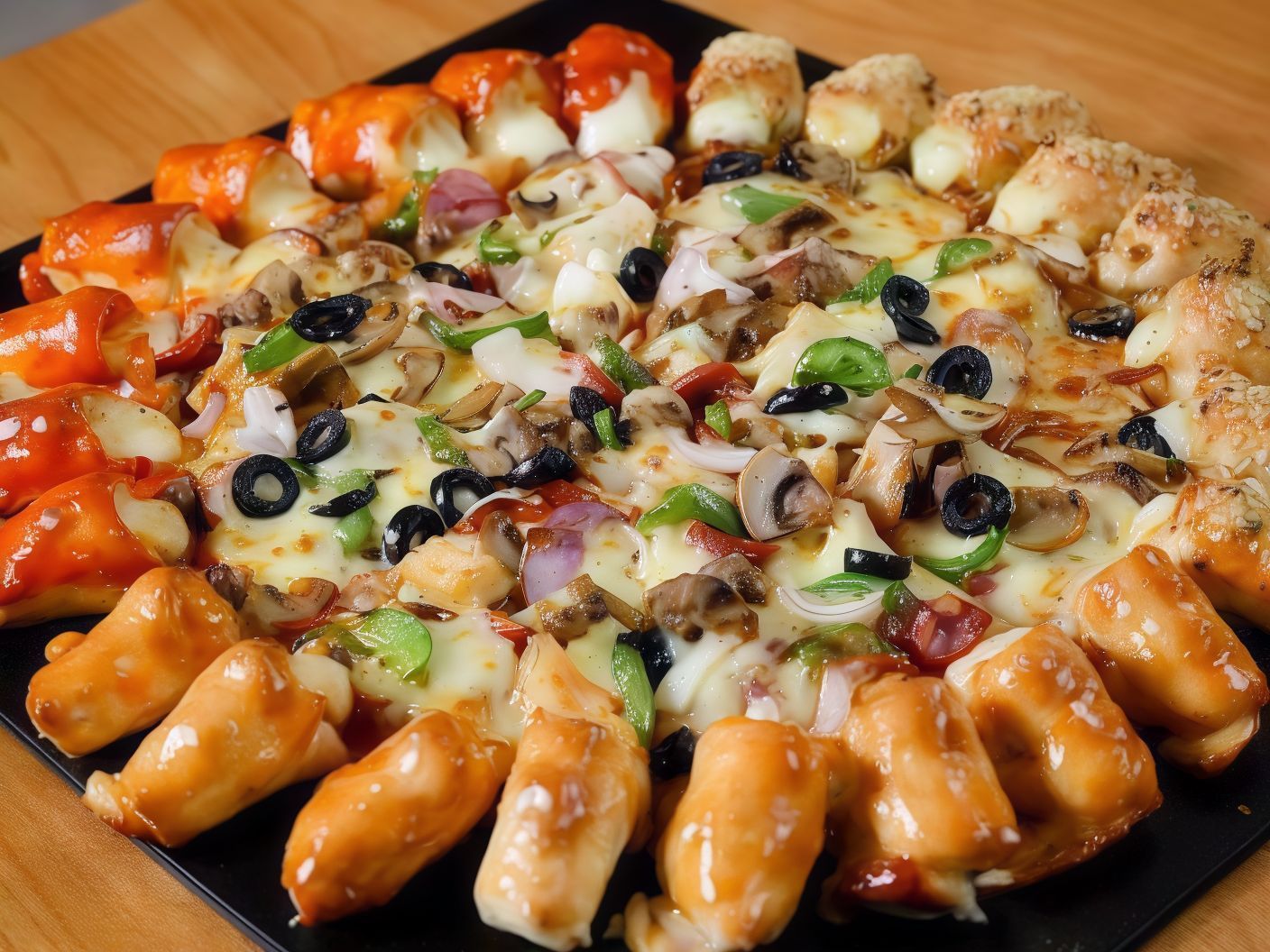 Cheesy Bites Vegetables Pizza