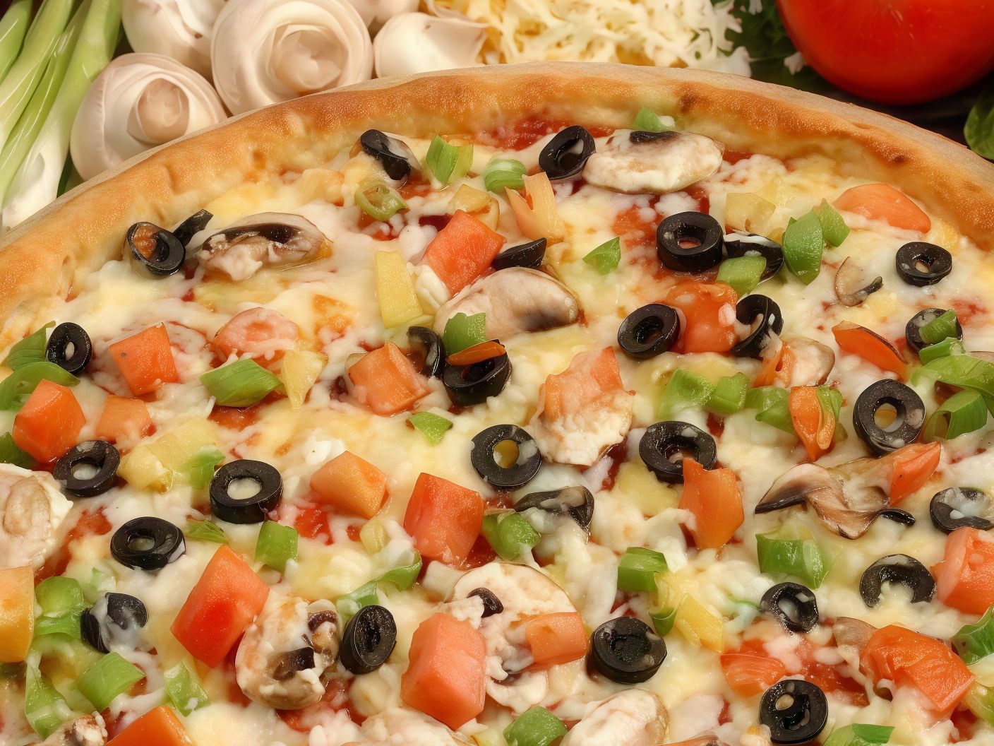 Fasting Margarita Pizza