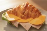 Cheddar turkey kiri croissant