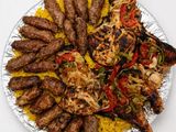 Whole chicken meal with half kofta and half tarab