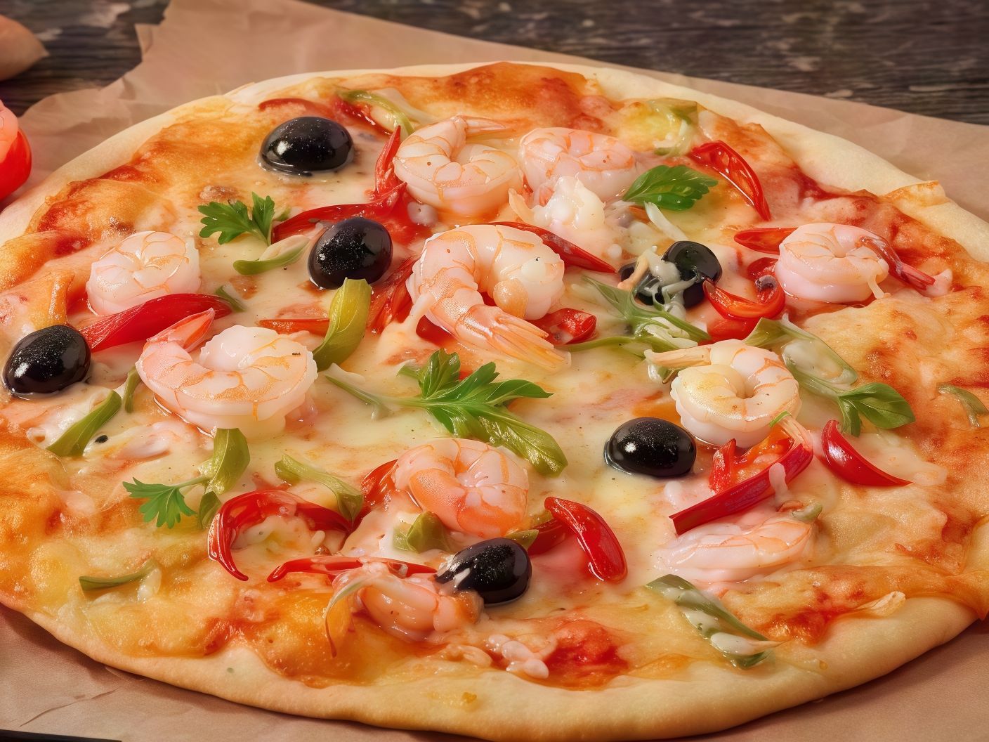 Shrimp Pizza