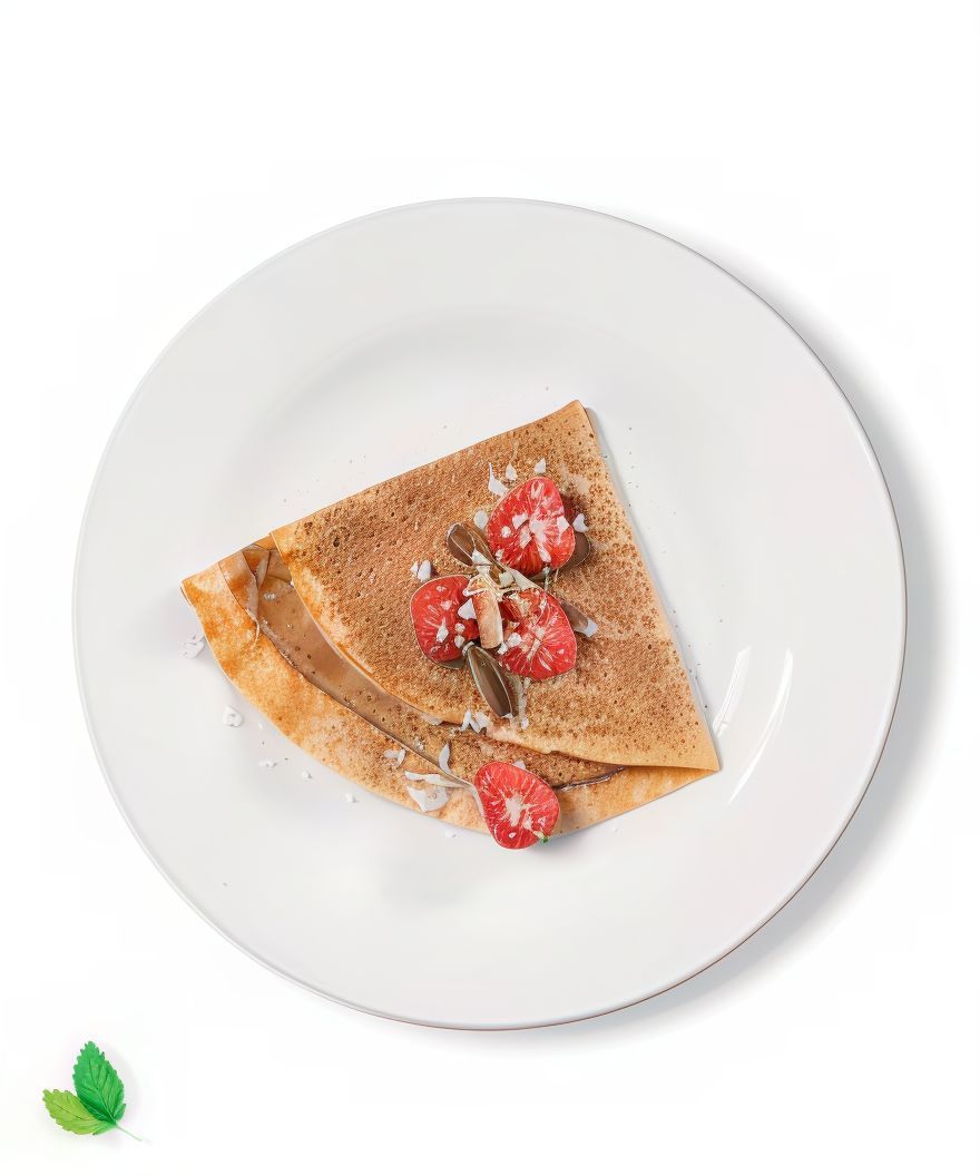 White chocolate Crepe
