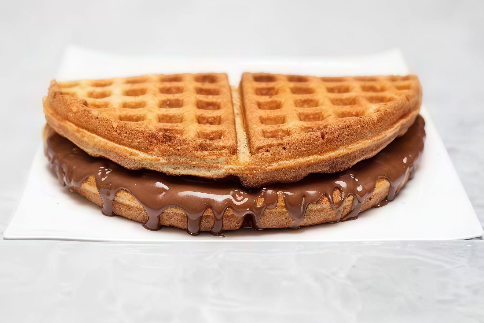 Galaxy Chocolate waffle