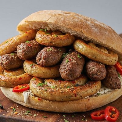Loaf of Lung, Kofta, and Mombar
