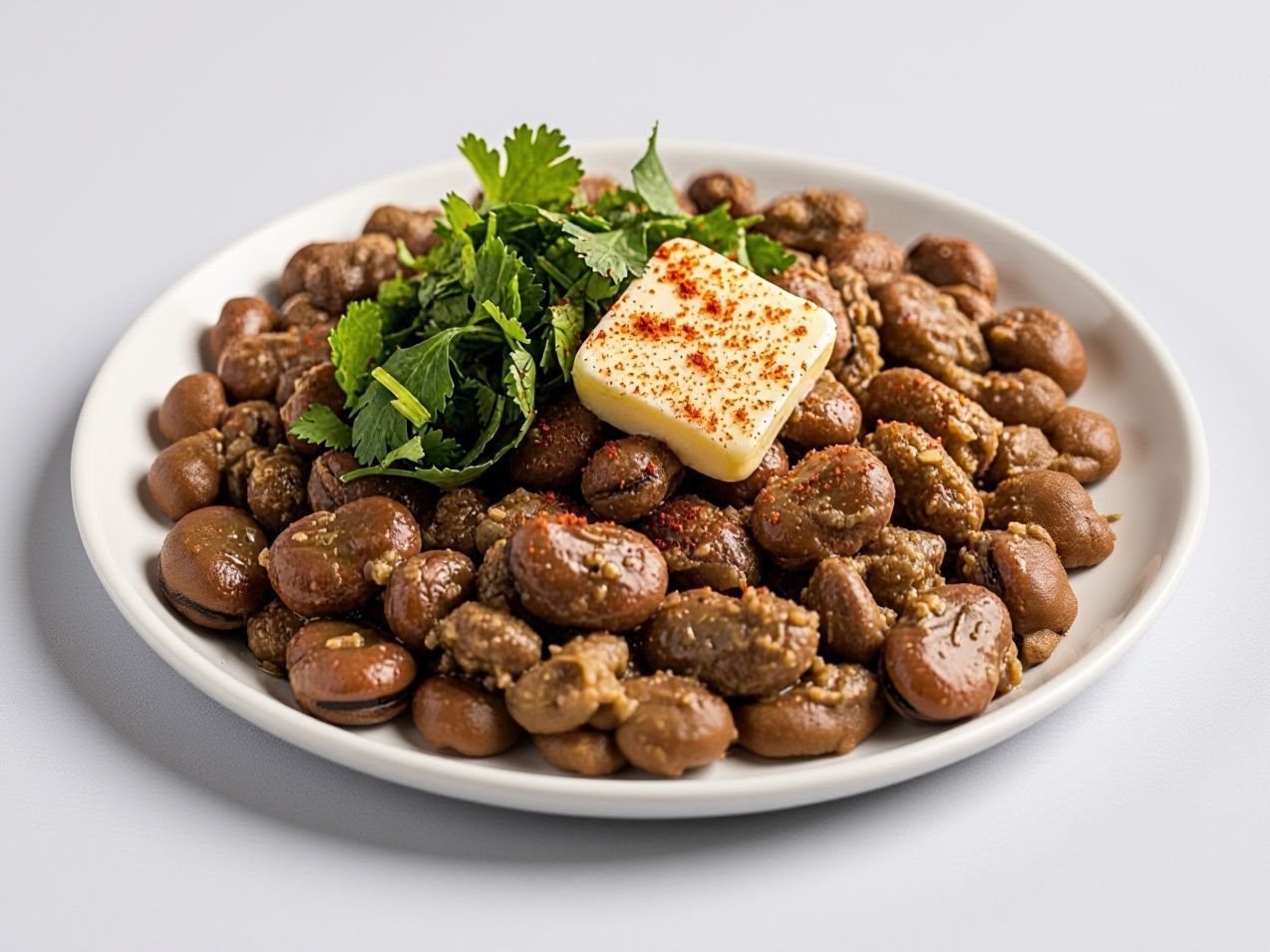 Fool Medames With Butter