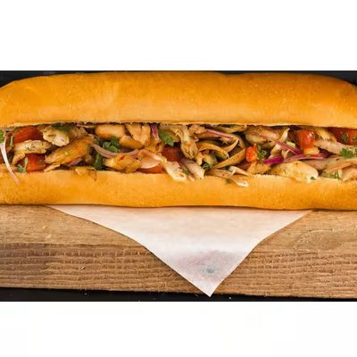 شاورما دجاج وسط