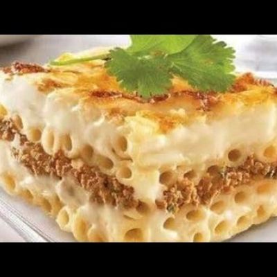 مكرونة باللحم الشاورما