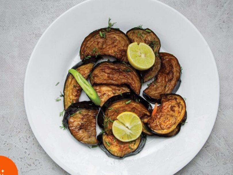 Fried eggplant dish