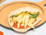 French fries sandwich
