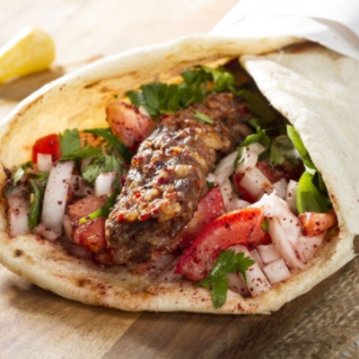 Syrian Grilled Kofta Sandwich