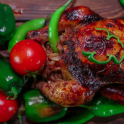 Half Grilled Chicken