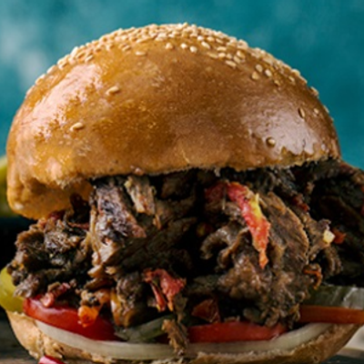 Meat Shawarma Bun Sandwich