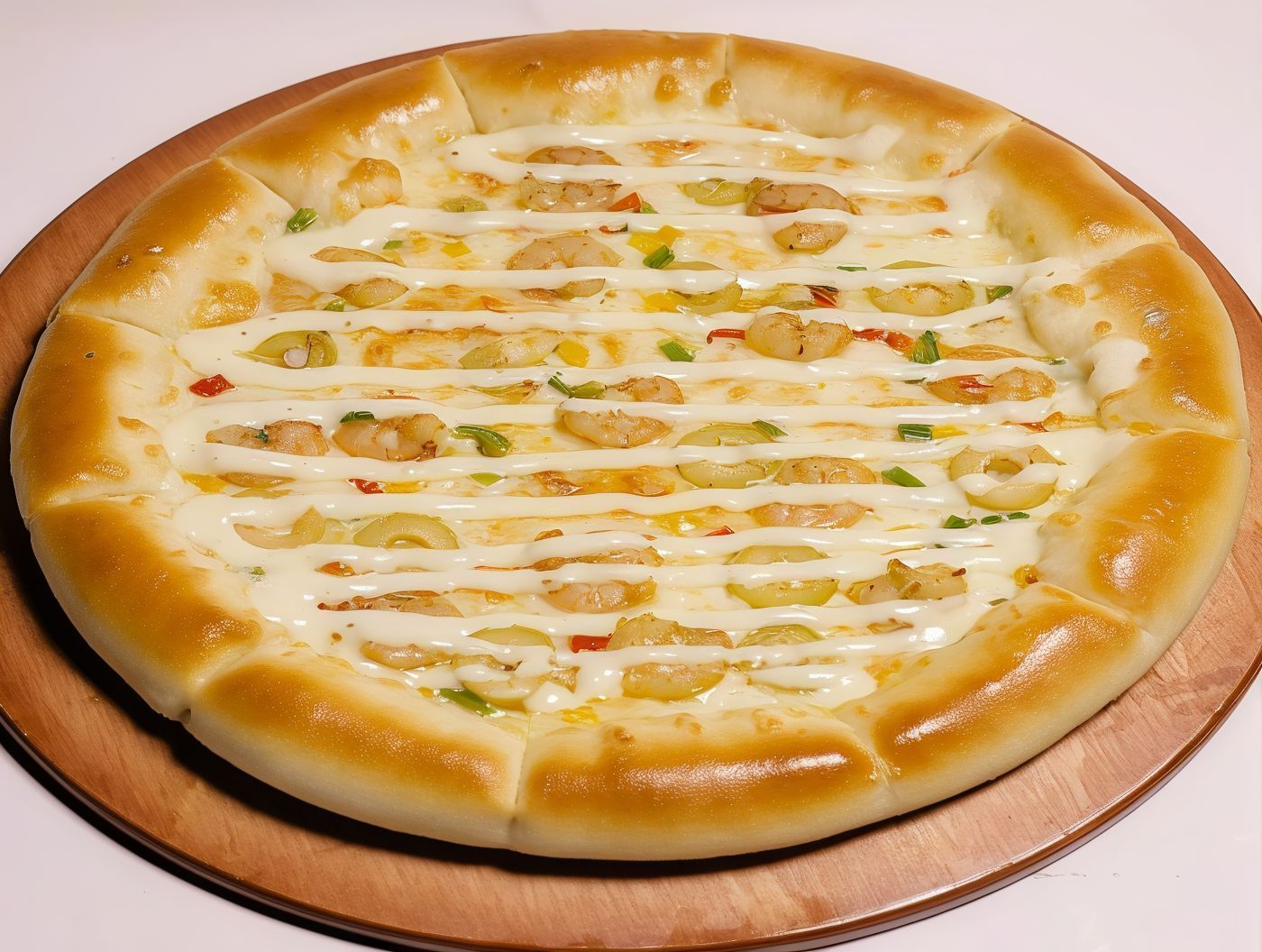 Shrimp Ranch Pizza