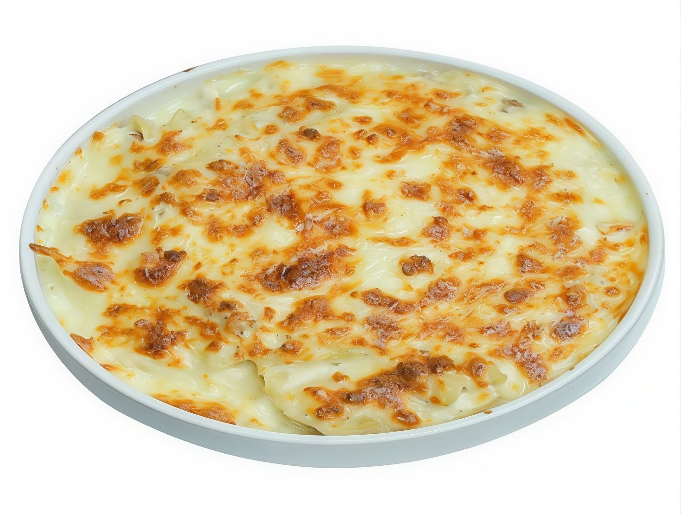 Béchamel pasta with meat