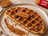 Half Belgian waffle