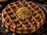 Dubai chocolate waffle