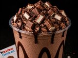Kinder chocolate milkshake