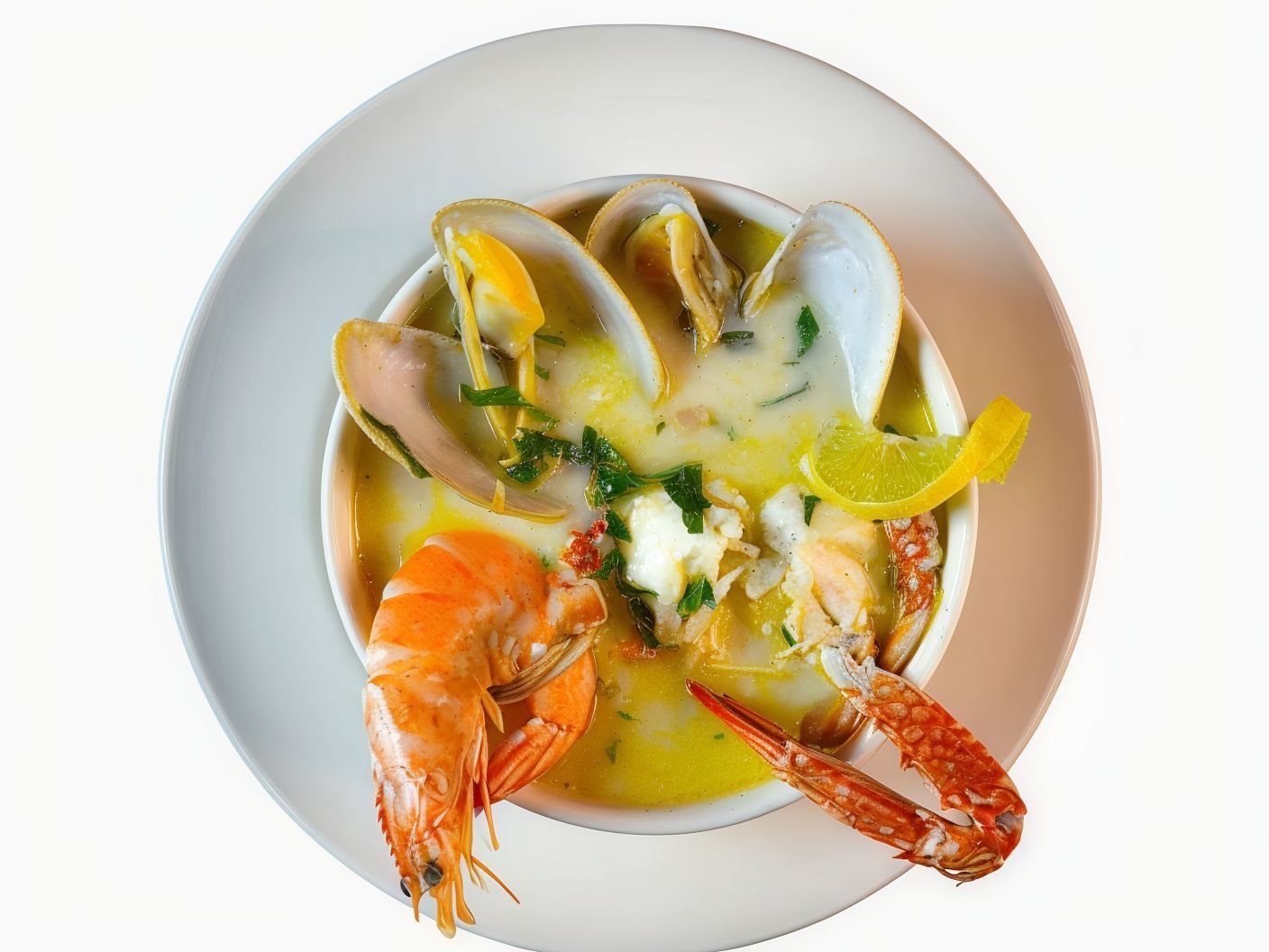 Unleavened Seafood Soup