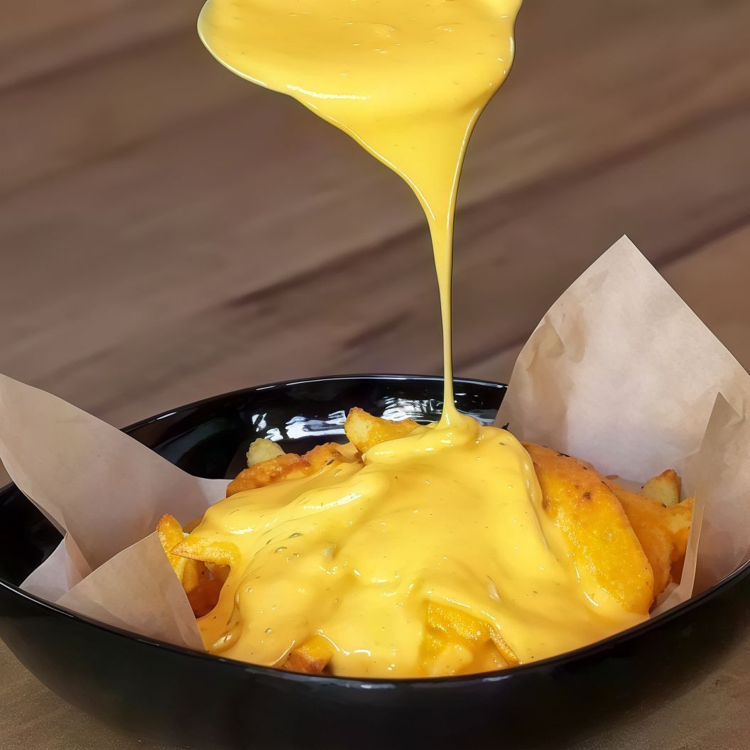 Cheddar Sauce Fries