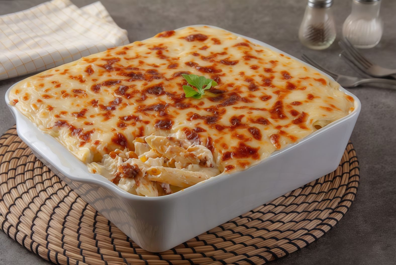 Bechamel Pasta With Mix Meat