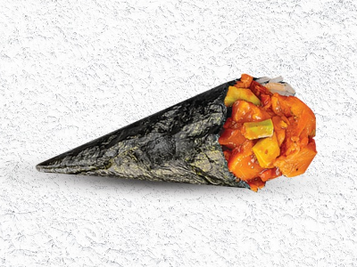 Salmon Avocado Temaki