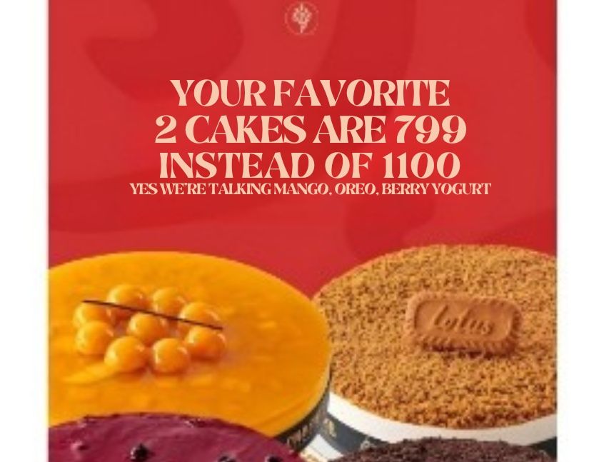 2 Ice Cream Cakes Offer
